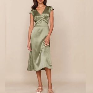Reformation Silk Dress
